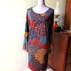 MSK beautiful multicolored pullover dress!